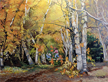 Kenneth Flitton - White Birches
